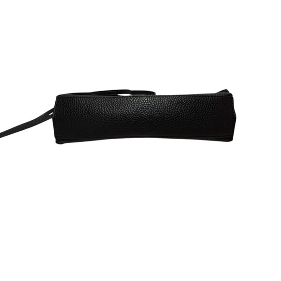 The Sak Black Leather Crossbody Bag Purse Studded Adjustable Removable Strap - Picture 3 of 13